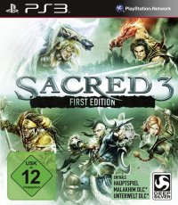 Sacred 3: First Edition PAL Playstation 3  box art